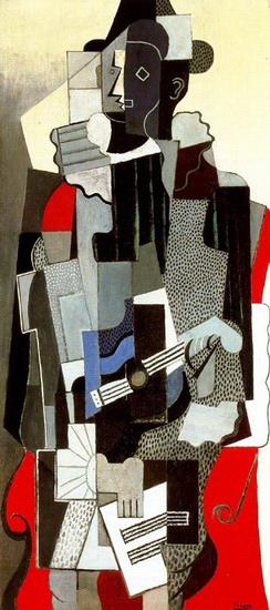 Arlequin 1917 Kubismus Pablo Picasso Ölgemälde